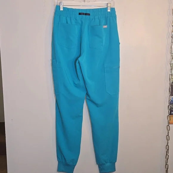 Figs Zamora Jogger Scrub Pants Catarina Top Set In Teal NWOT - Picture 14 of 16